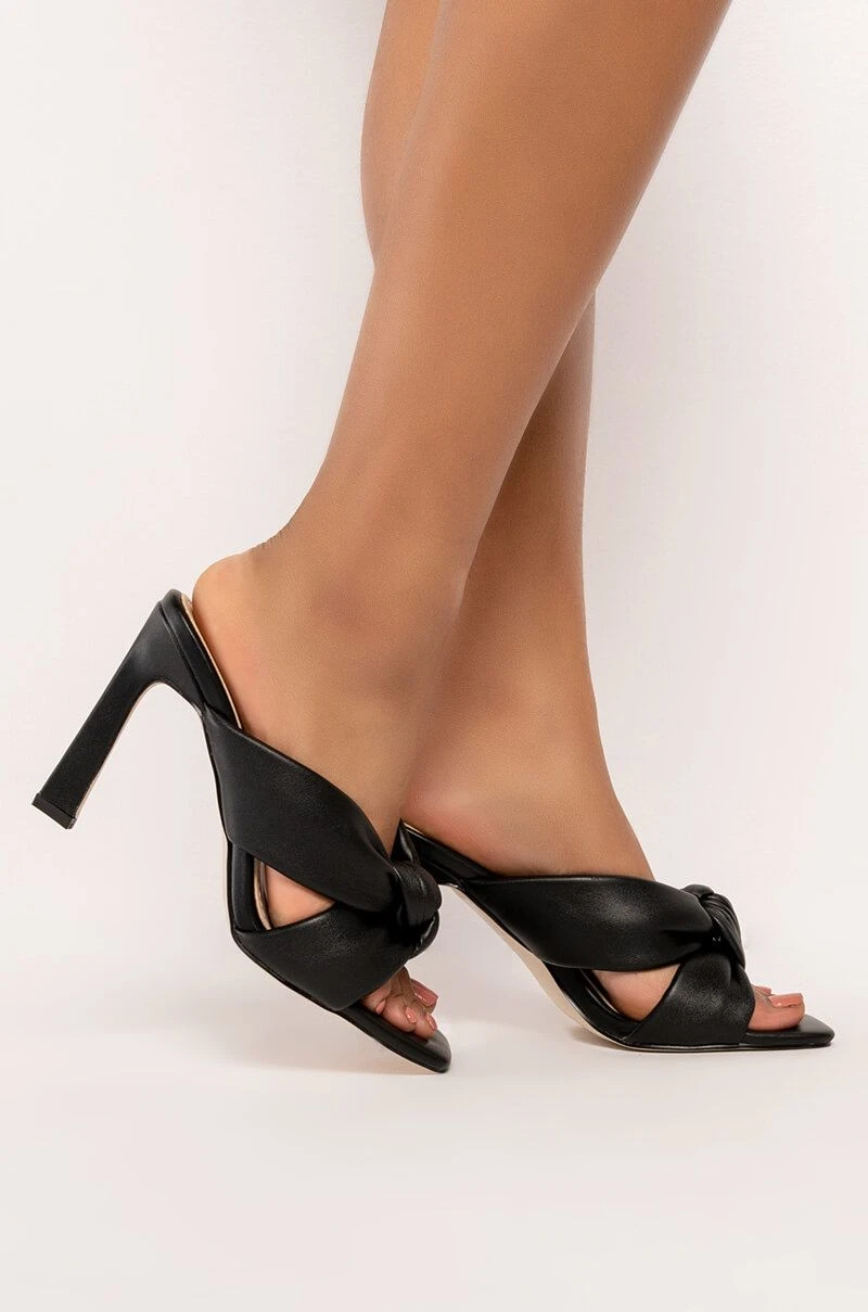 AZALEA WANG SWEET LIKE SUNDAY SQUARE TOE SANDAL IN BLACK 1 AZALEA WANG SWEET LIKE SUNDAY SQUARE TOE SANDAL IN BLACK