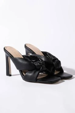 AZALEA WANG SWEET LIKE SUNDAY SQUARE TOE SANDAL IN BLACK 8 AZALEA WANG SWEET LIKE SUNDAY SQUARE TOE SANDAL IN BLACK -AKIRA salestore azalea wang sweet like sunday square toe sandal in black black 4 4