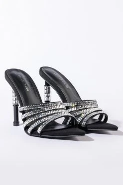 AZALEA WANG TAKE IT BACK STILETTO SANDAL IN BLACK -AKIRA salestore azalea wang take it back stiletto sandal in black black 4 4