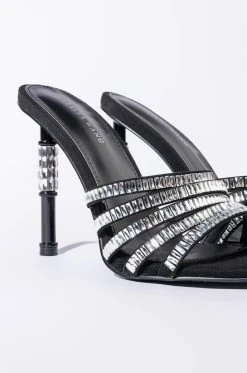 AZALEA WANG TAKE IT BACK STILETTO SANDAL IN BLACK -AKIRA salestore azalea wang take it back stiletto sandal in black black 6 6
