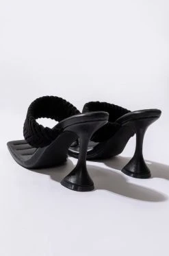 AZALEA WANG TAKE ME ON A VACA STILETTO SANDAL IN BLACK -AKIRA salestore azalea wang take me on a vaca stiletto sandal in black black 5 5