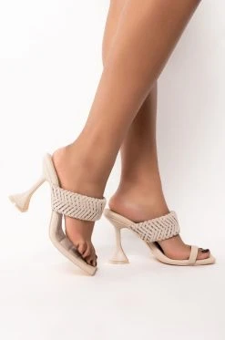 Alternative view of AZALEA WANG TAKE ME ON A VACA STILETTO SANDAL IN NUDE
