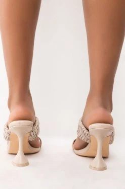 AZALEA WANG TAKE ME ON A VACA STILETTO SANDAL IN NUDE -AKIRA salestore azalea wang take me on a vaca stiletto sandal in nude nude 4 4