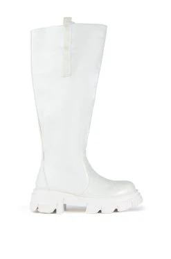 Alternative view of AZALEA WANG THERE SHE GOES FLATFORM BOOT IN WHITE