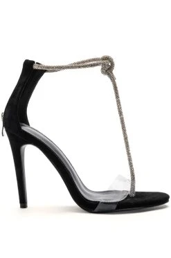 Alternative view of AZALEA WANG SHIMMER AND SHINE STRAPPY STILETTO SANDAL IN SILVER