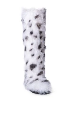 AZALEA WANG TUNDRA FURRY OVER THE KNEE BOOTS IN MULTI -AKIRA salestore azalea wang tundra furry over the knee boots in multi multi 3 3