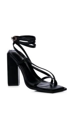 Alternative view of AZALEA WANG VALLEA CHUNKY SANDAL IN BLACK