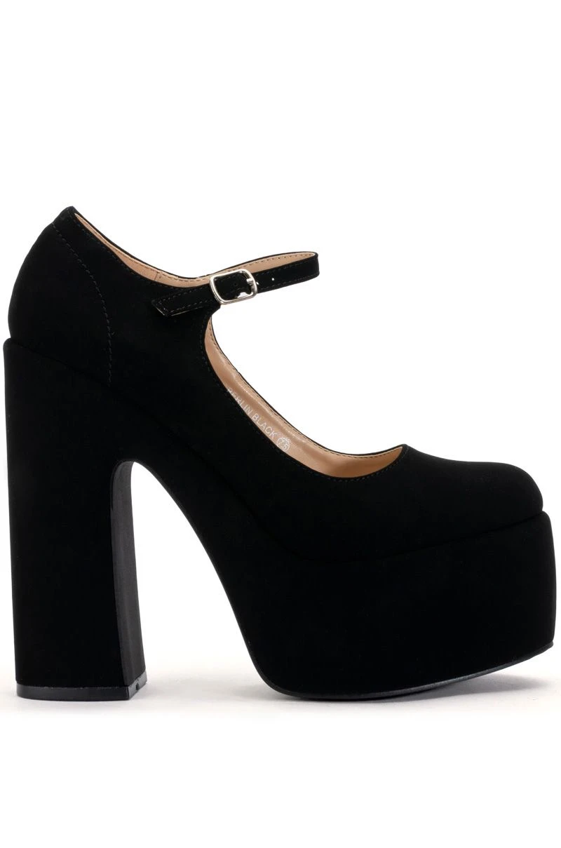BERLIN CHUNKY PLATFORM MARY JANE PUMP 2 BERLIN CHUNKY PLATFORM MARY JANE PUMP - Image 2
