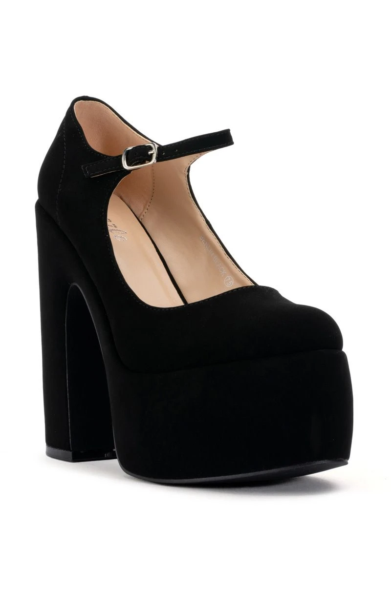 BERLIN CHUNKY PLATFORM MARY JANE PUMP 3 BERLIN CHUNKY PLATFORM MARY JANE PUMP - Image 3