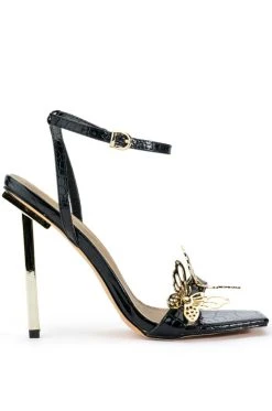 Alternative view of DURATION STILETTO SANDAL IN BLACK