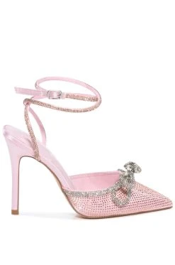Alternative view of FIRAZ GLITTER PUMP IN PINK