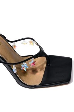 Alternative view of ISLA STAR STRAPPY SANDAL IN BLACK