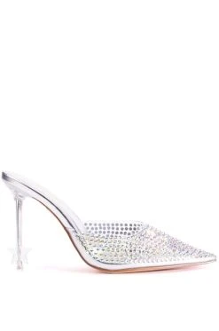 Alternative view of STARDOM STILETTO PUMP IN SILVER
