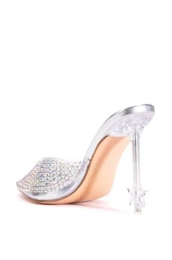 STARDOM STILETTO PUMP IN SILVER -AKIRA salestore stardom stiletto pump in silver silver 4 4